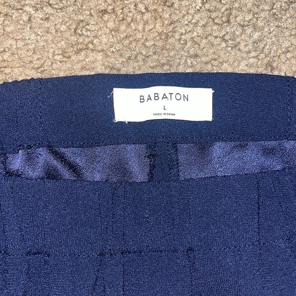 BABATON Aritzia Dexter Tuxedo Jogger Pant Navy Blue Large - Picture 11 of 13